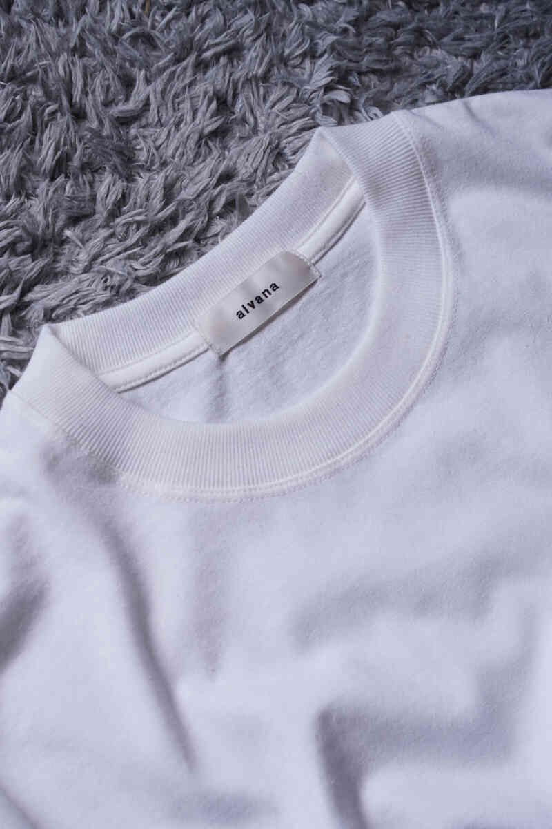 simple & modern open end T-shirts [alvana] 襟