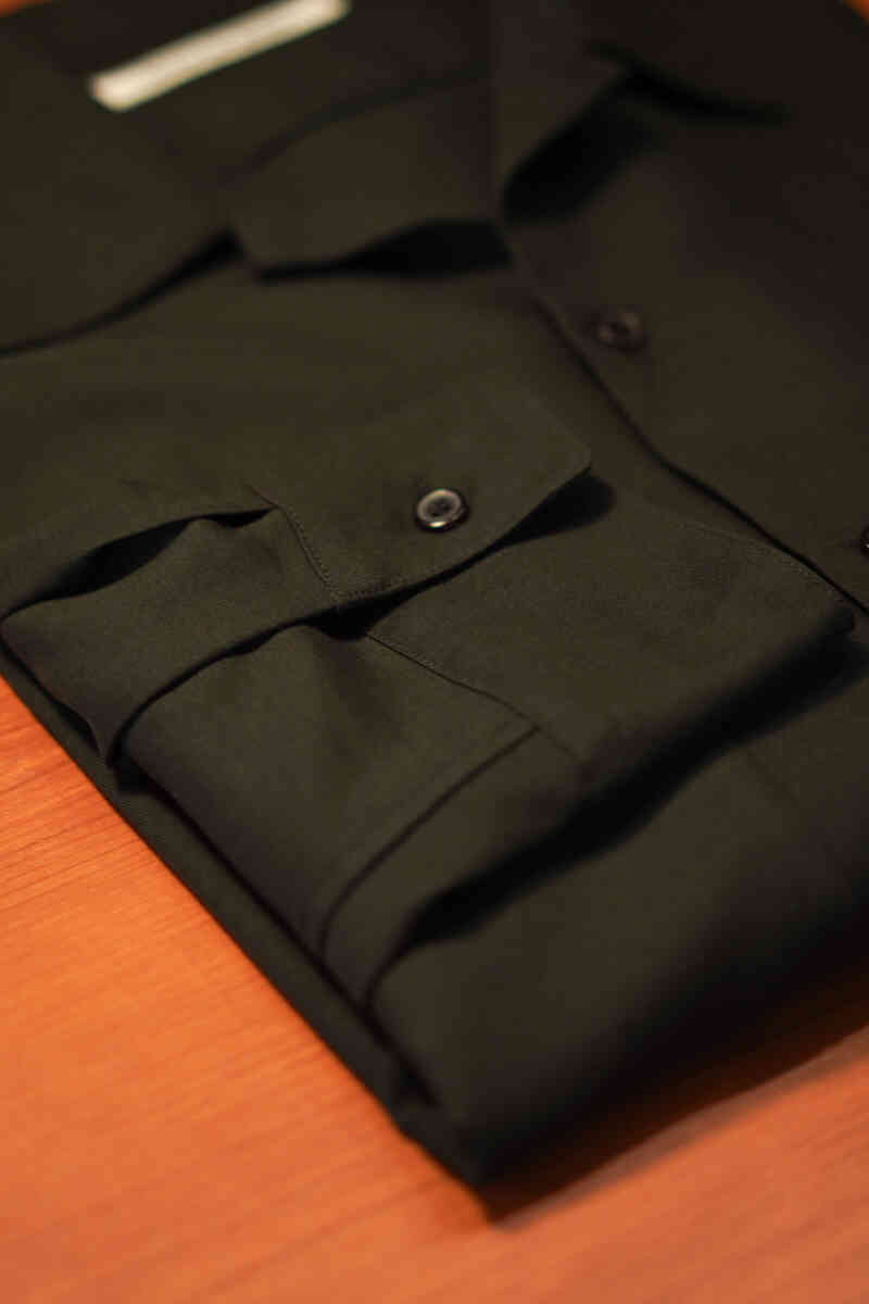 forest green - FLAT COLLAR SHIRTS L/S - [SEVEN BY SEVEN]　カフス