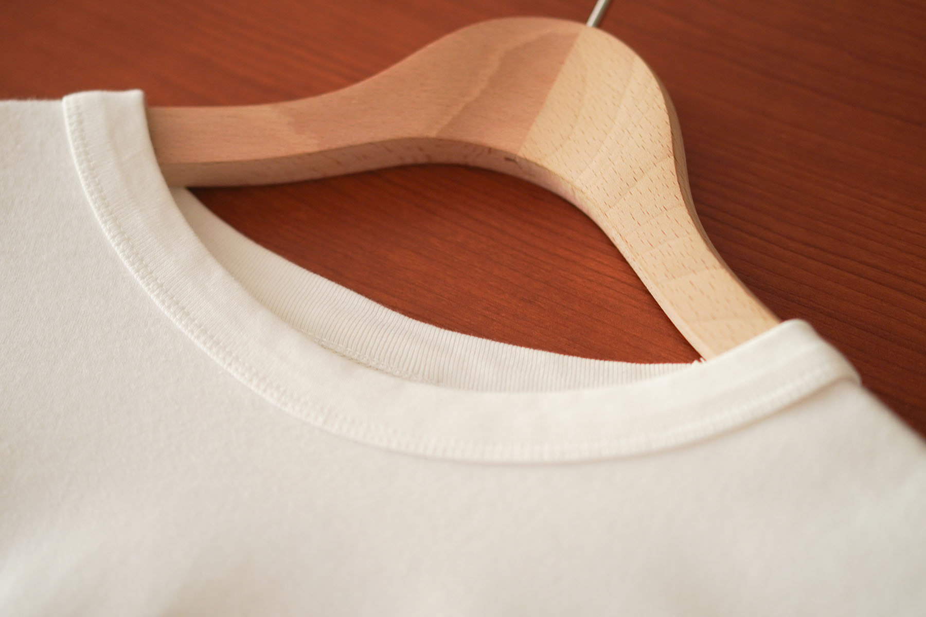 organic cotton big T-shirts [PARAGES] バインダーネック