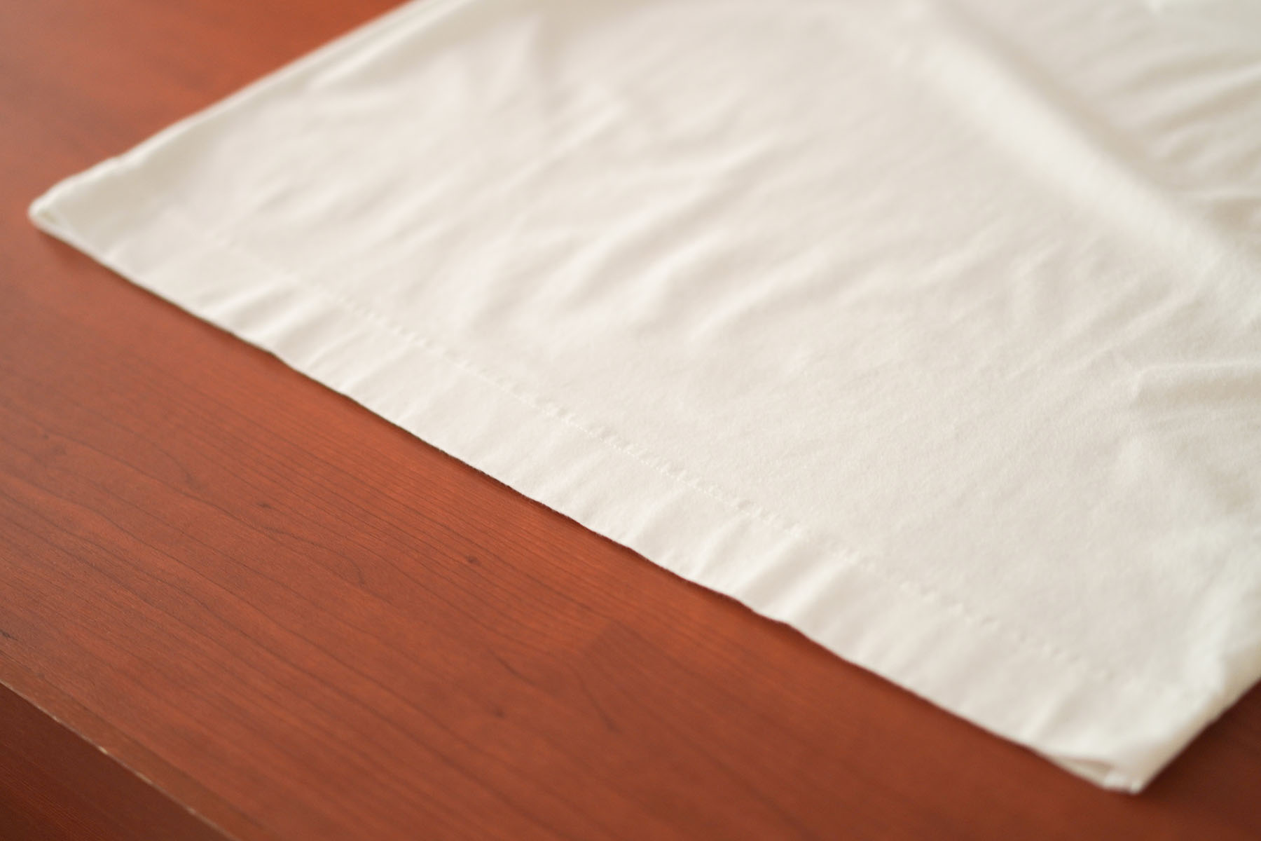 organic cotton big T-shirts [PARAGES] 裾リブ
