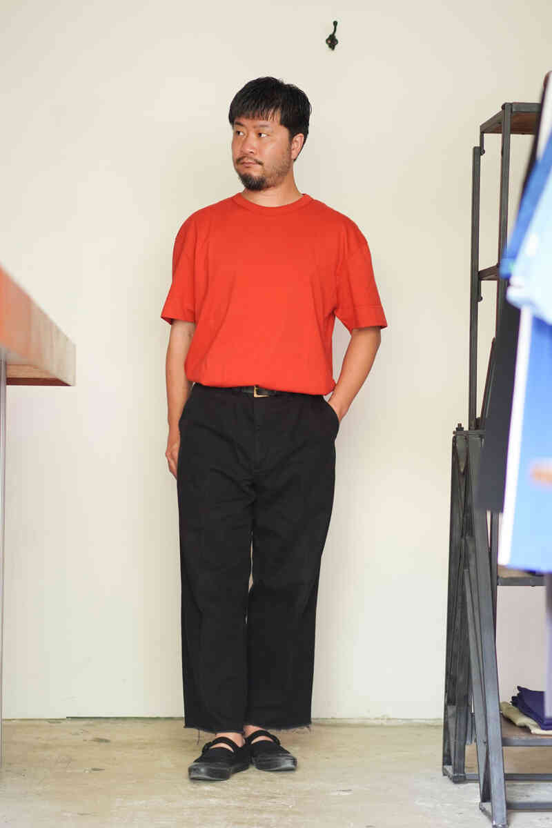 organic cotton big T-shirts [PARAGES] スタイリングイメージ