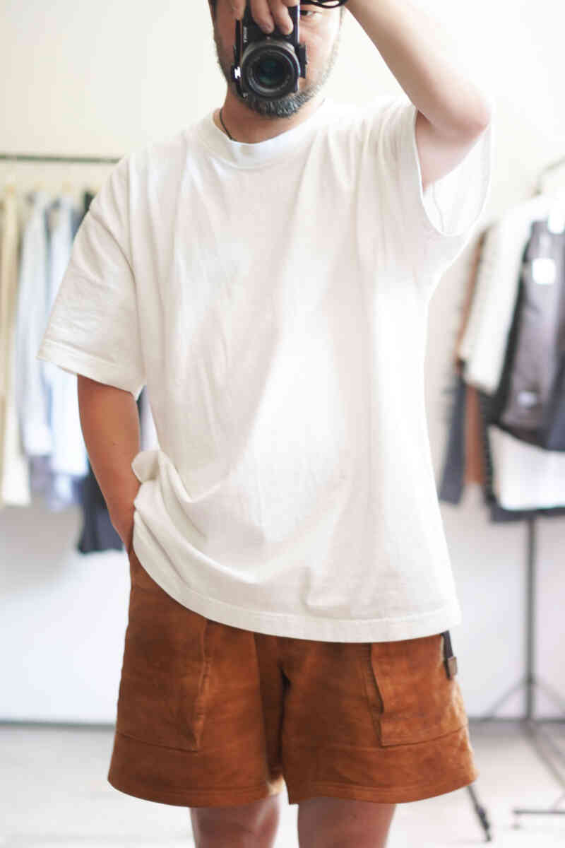TEE -shirt for shorts [SOFT GOODS]着用画像の正面