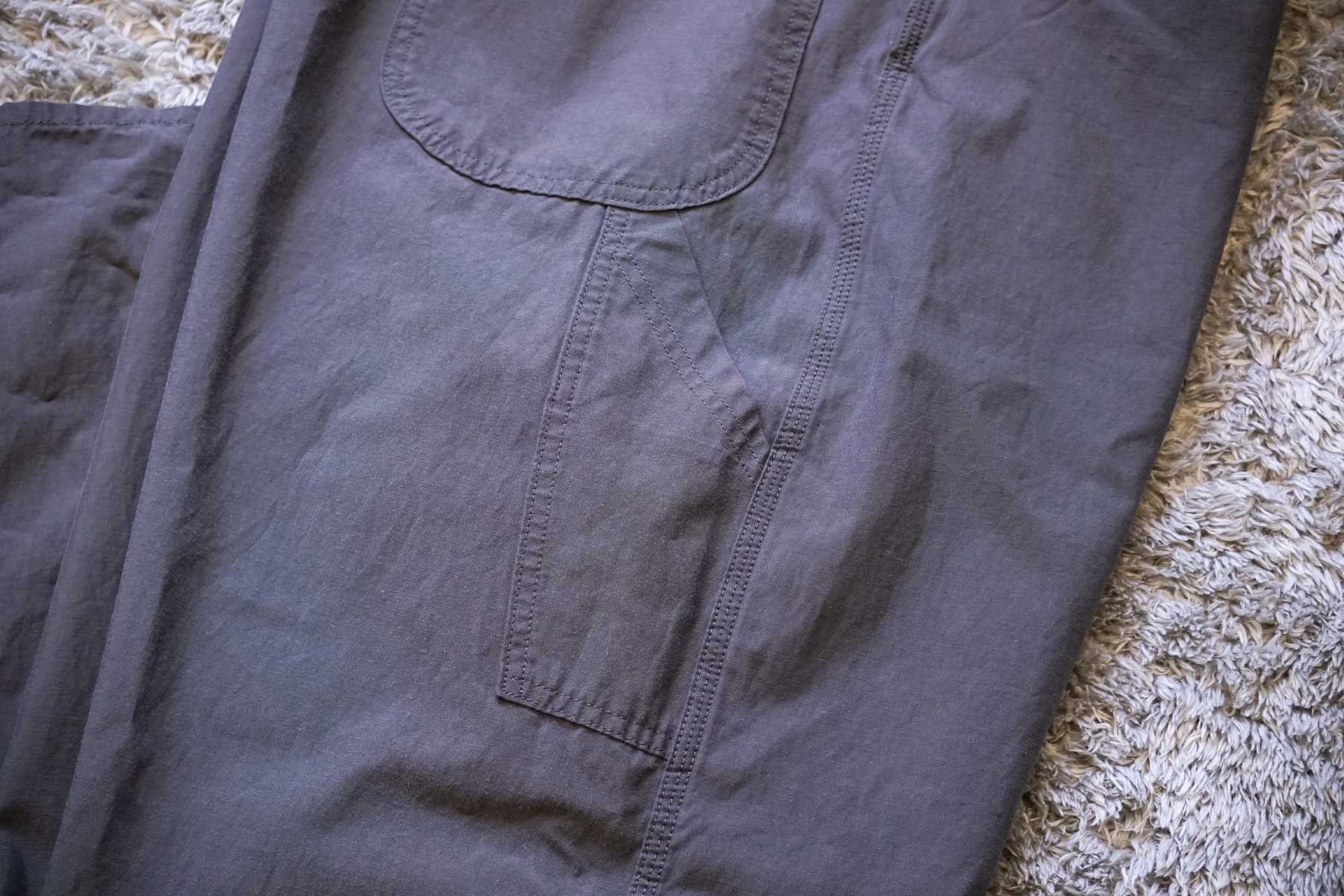 single knee painter pants "cotton / rayon" [CIOTA]ペインターパンツらしいスケールポケット