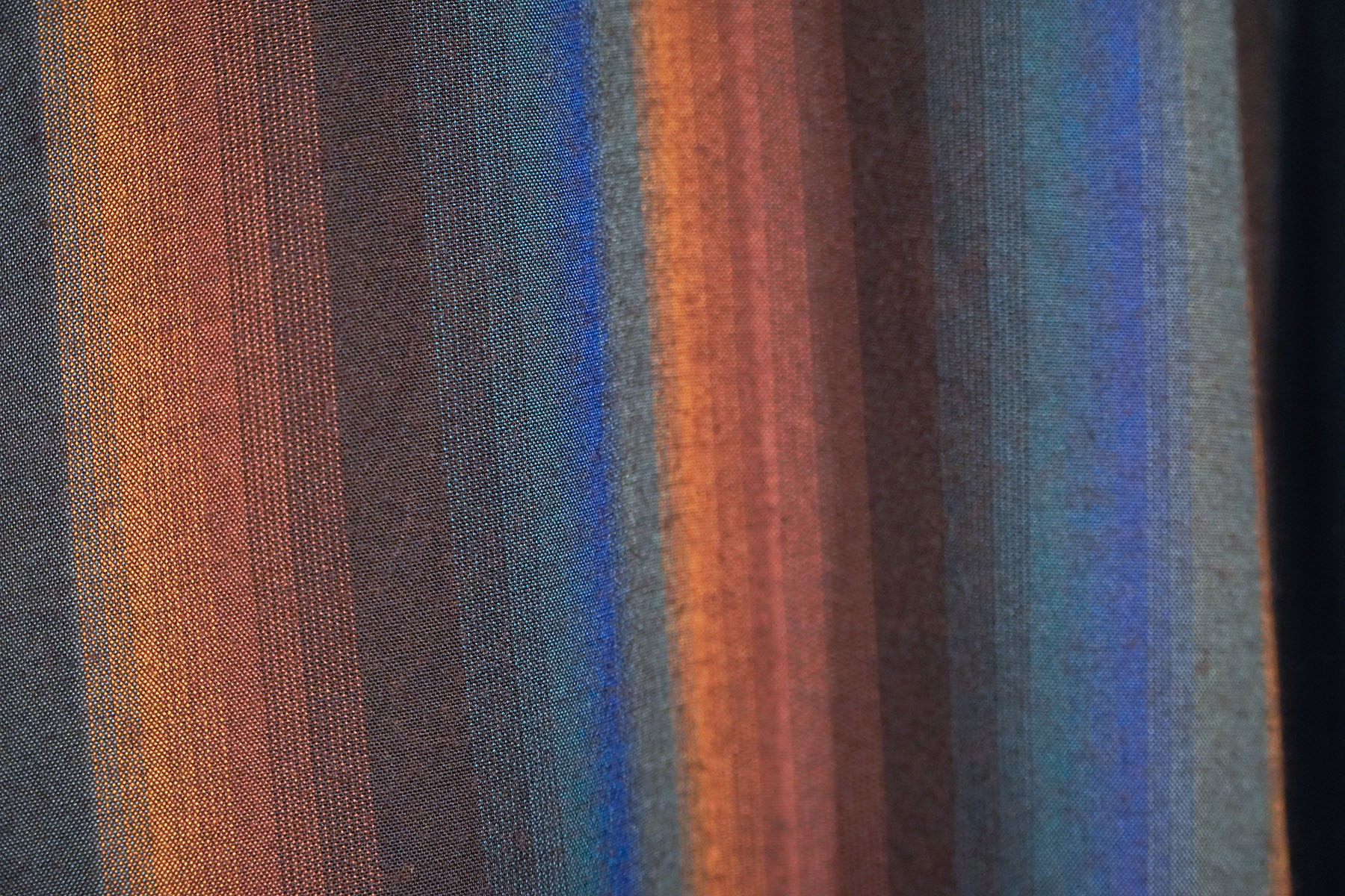 LOOSE SHIRTS -wool gradation stripe-[SEVEN BY SEVEN]テキスタイル