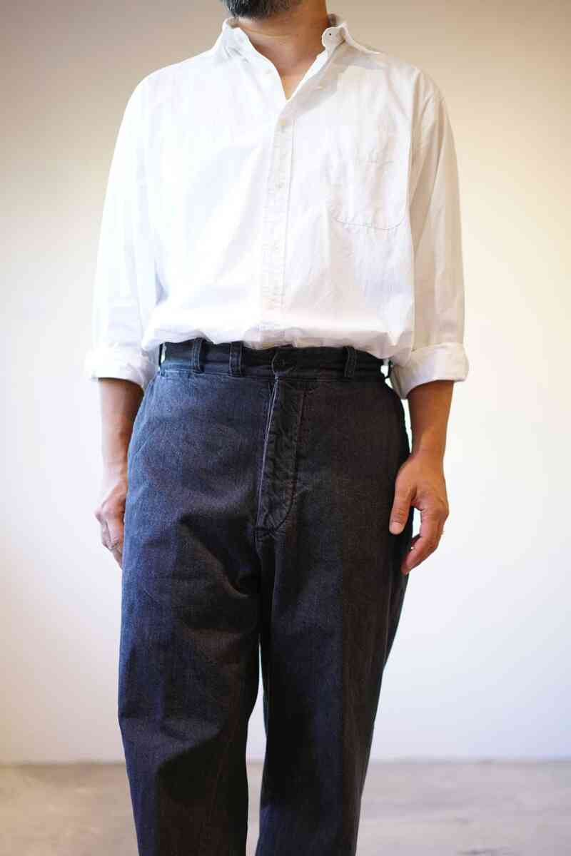 11.5oz denim slacks [CIOTA]着用イメージ正面