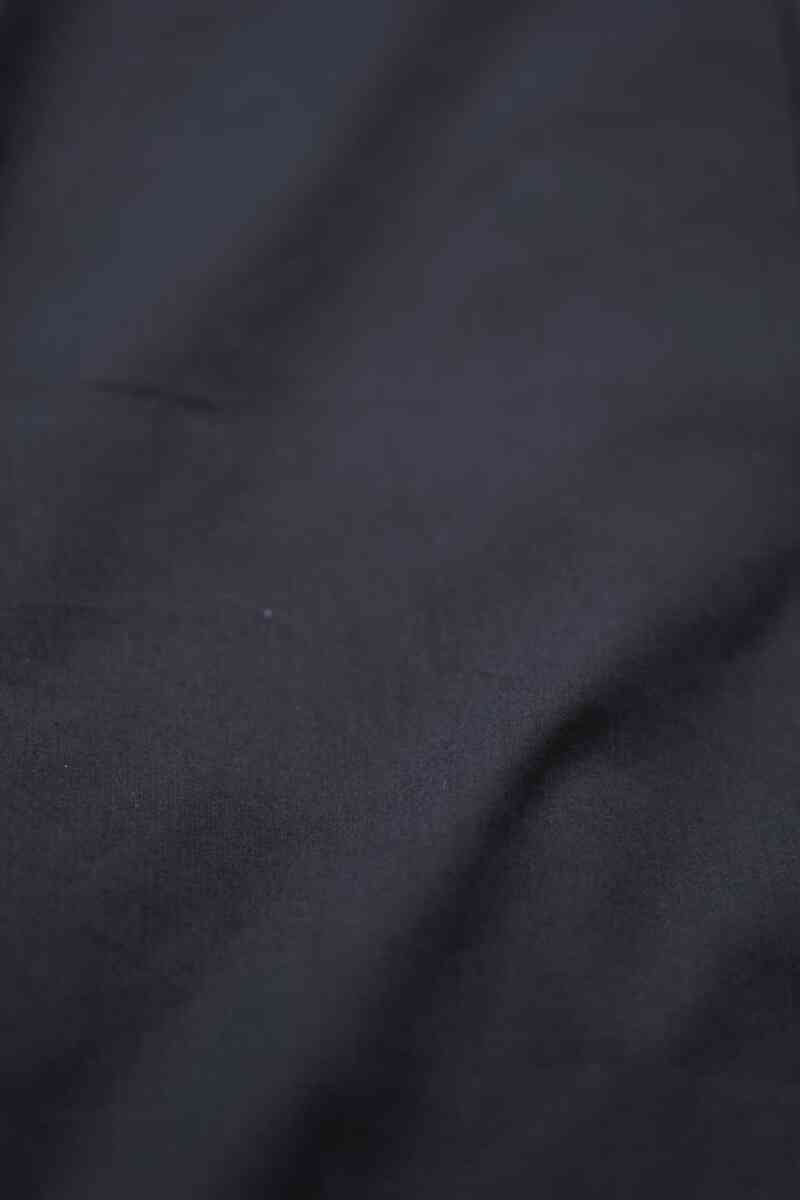 Open Collar Short Sleeve Shirt (Cotton Rayon) [CIOTA]ブラック生地