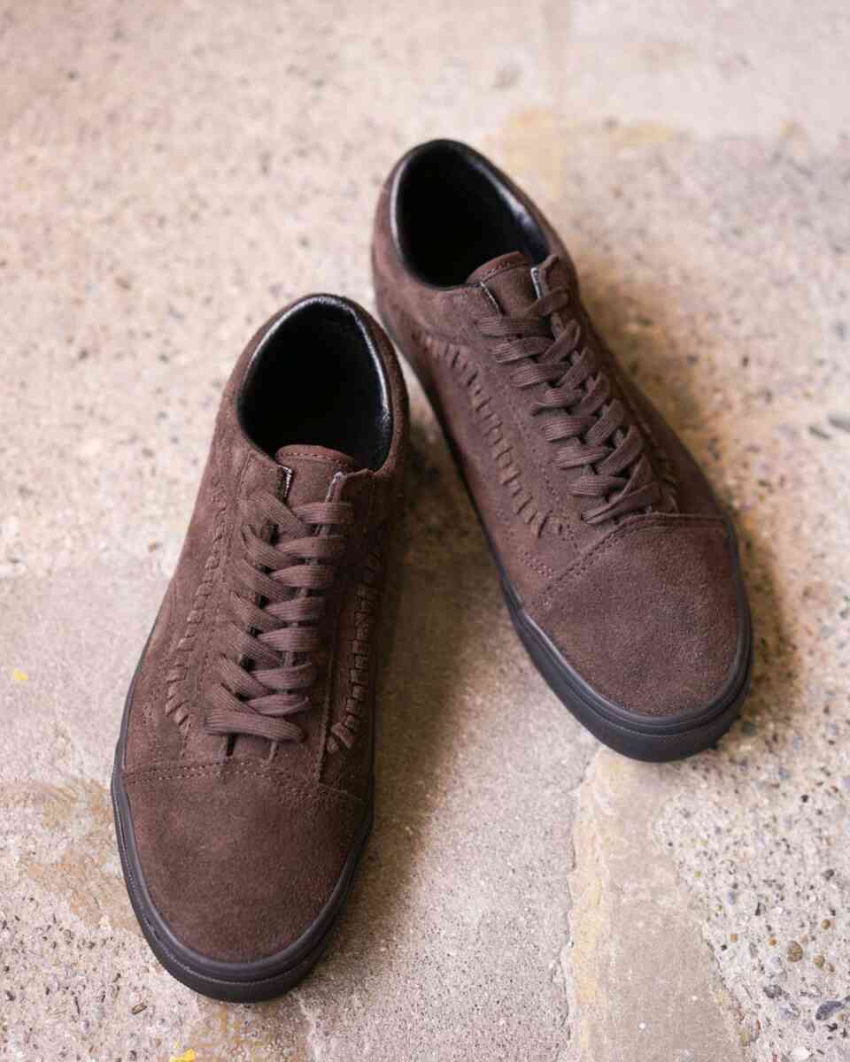 crafted stripe oldskool [VANS] ブラウン