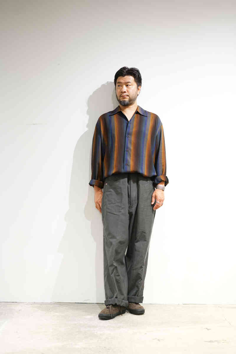 2025AW autumn style sample [tranescent]シャツタックインスタイル