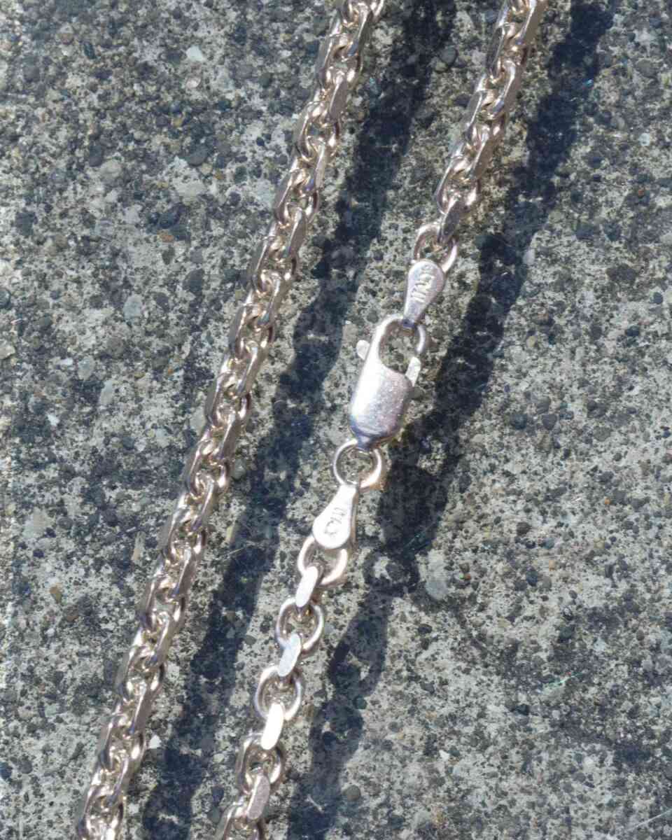 necklace [EURO VINTAGE silver jewelry] made in Italy エンド