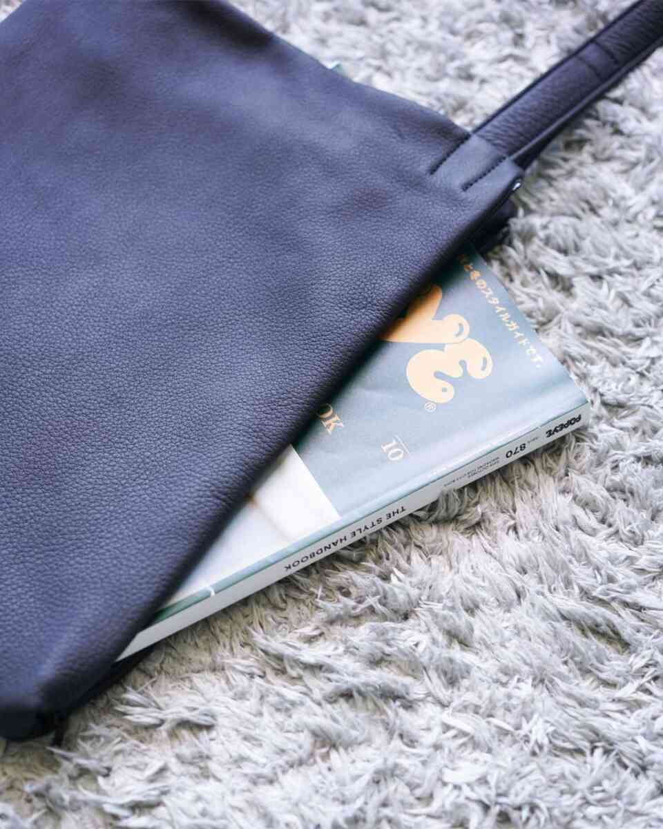 RE:FLAT BAG -EO SHRINK- [ERA. goods]サイドジップ
