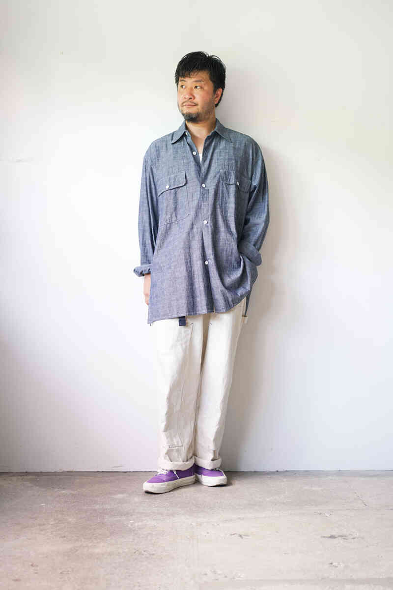 back in stock [styling : double knee painter pants]定番ワークスタイル
