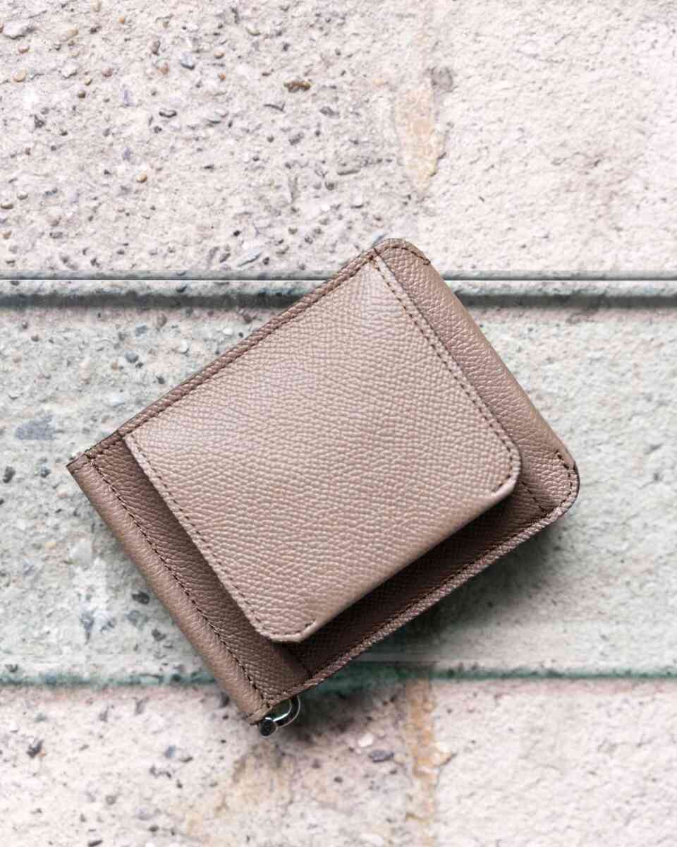 MONEY CLIP "AMULET" [HAAL leather goods] taupe