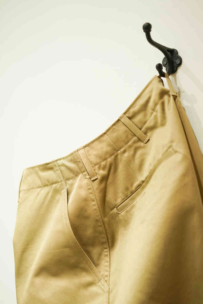 WestPoint Chino Cloth Pants (45khaki) [CIOTA]ウエストディテール