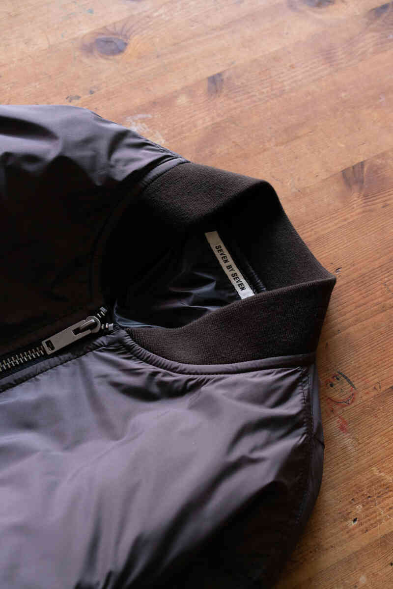 INSULATION MA-1 BLOUZON ‐Primaloft‐ [SEVEN BY SEVEN]襟元リブ