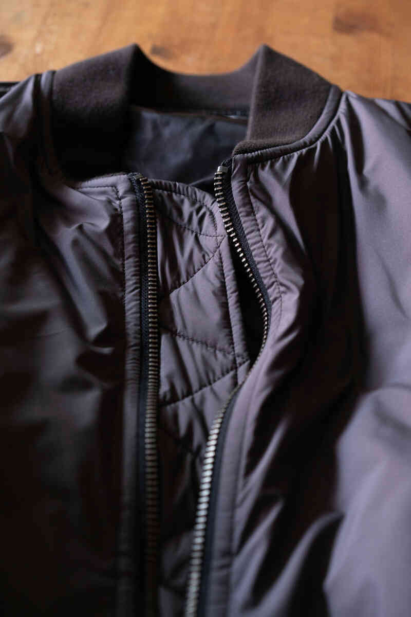 INSULATION MA-1 BLOUZON ‐Primaloft‐ [SEVEN BY SEVEN]前立て風防