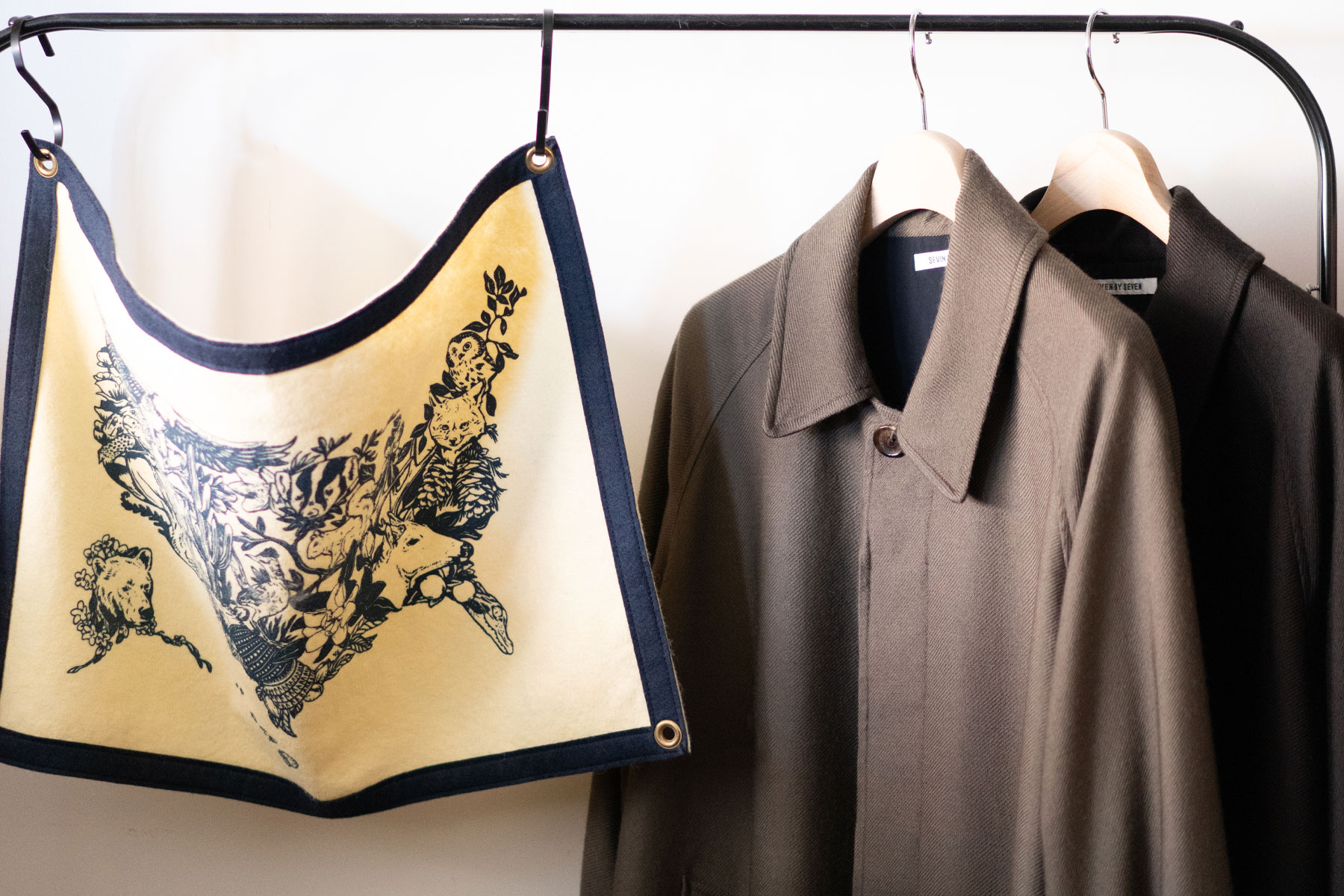 BAL COLLAR COAT ‐Silk Wool loose twill‐ [SEVEN BY SEVEN]イメージ