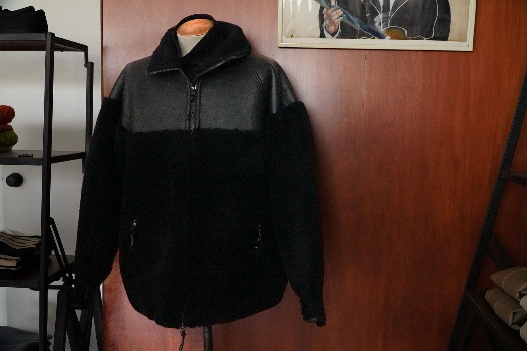 Generation 2 / Level 3 MOUTON JACKET [SEVEN BY SEVEN]BLACK