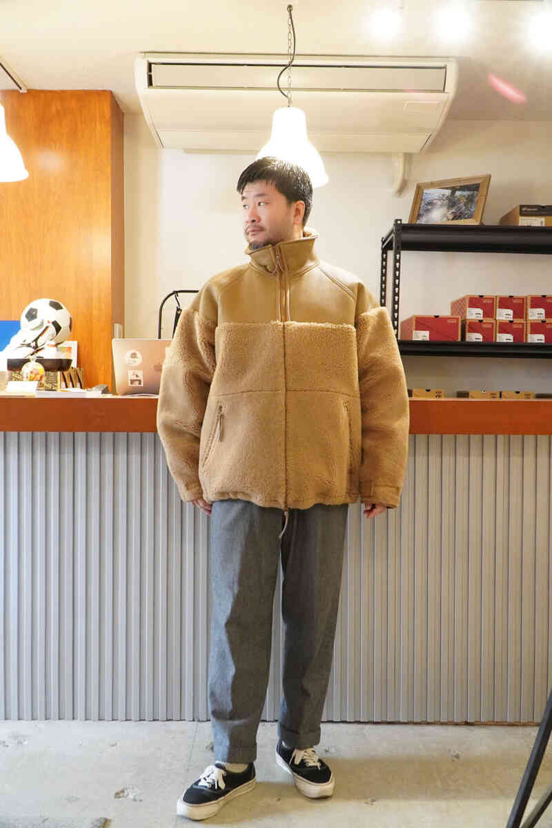 Generation 2 / Level 3 MOUTON JACKET [SEVEN BY SEVEN]着用イメージ165cm66kg Lサイズ着用