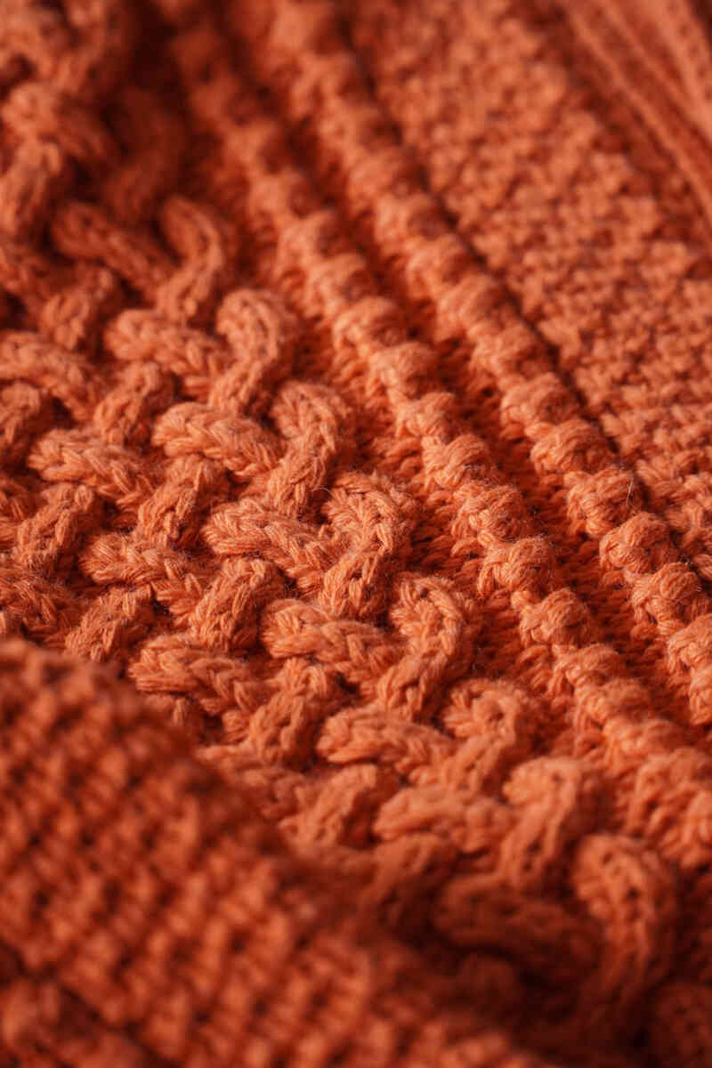 H.ORANGE 4A cardigan [STRATHTAY by INVERALLAN]編み目