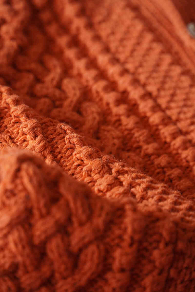 H.ORANGE 4A cardigan [STRATHTAY by INVERALLAN]テキスタイル